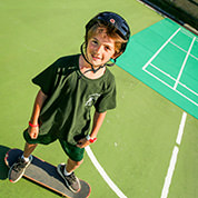 Skateboarding at Robin Hood Camp