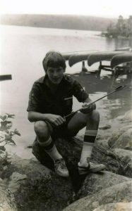 Camper with Arrow